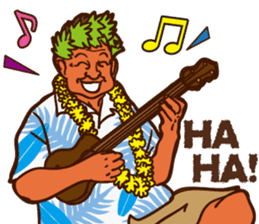 "ALOHA!" Hawaiian & Tropical Sticker sticker #5131332