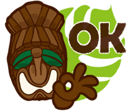 "ALOHA!" Hawaiian & Tropical Sticker sticker #5131342