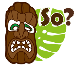 "ALOHA!" Hawaiian & Tropical Sticker sticker #5131345