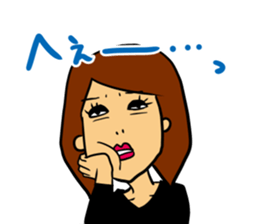 Yasagure woman sticker 2nd sticker #5132047