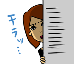 Yasagure woman sticker 2nd sticker #5132076