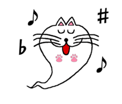 Haunted such as cat sticker #5132550