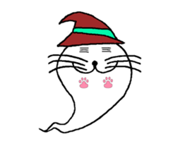 Haunted such as cat sticker #5132554