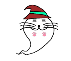 Haunted such as cat sticker #5132554