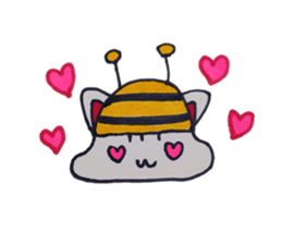 Bee squirrel sticker #5132588