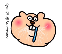 kumanyan  Strange bear sticker #5132811