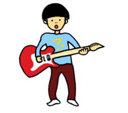 Rocking Boy sticker #5133398