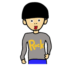 Rocking Boy sticker #5133413