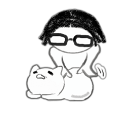 Pets and their Master sticker #5133590