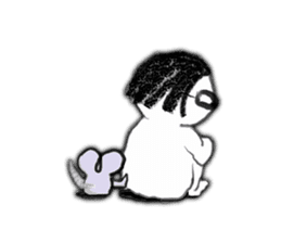 Pets and their Master sticker #5133593