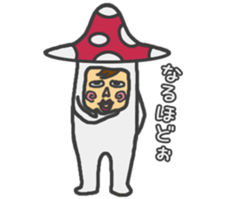 mushroom guy 2 sticker #5134411
