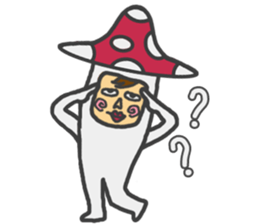 mushroom guy 2 sticker #5134413
