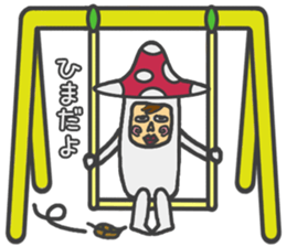 mushroom guy 2 sticker #5134414