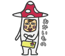 mushroom guy 2 sticker #5134415