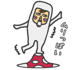 mushroom guy 2 sticker #5134420