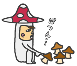 mushroom guy 2 sticker #5134421