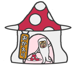 mushroom guy 2 sticker #5134422