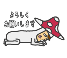 mushroom guy 2 sticker #5134423