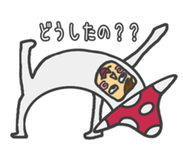 mushroom guy 2 sticker #5134431