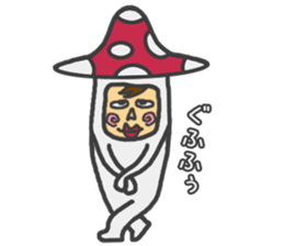 mushroom guy 2 sticker #5134435