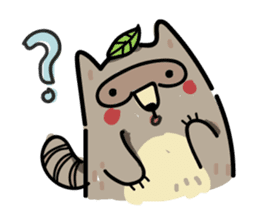 Haiiro Raccoon sticker #5134482