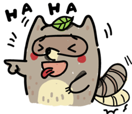Haiiro Raccoon sticker #5134485