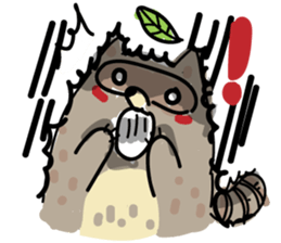 Haiiro Raccoon sticker #5134489
