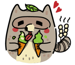 Haiiro Raccoon sticker #5134496