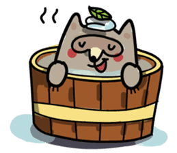 Haiiro Raccoon sticker #5134498