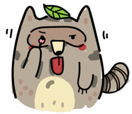 Haiiro Raccoon sticker #5134504