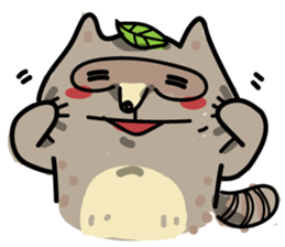 Haiiro Raccoon sticker #5134505