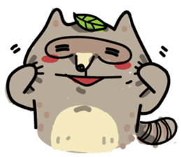 Haiiro Raccoon sticker #5134505