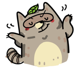 Haiiro Raccoon sticker #5134507