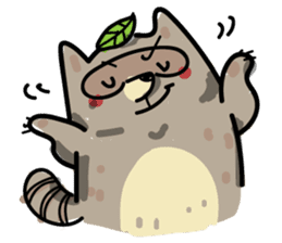 Haiiro Raccoon sticker #5134507