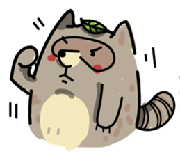 Haiiro Raccoon sticker #5134509