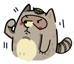 Haiiro Raccoon sticker #5134509