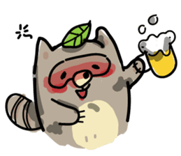 Haiiro Raccoon sticker #5134510