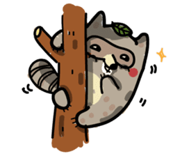 Haiiro Raccoon sticker #5134511