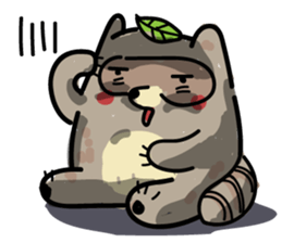 Haiiro Raccoon sticker #5134512