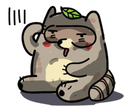 Haiiro Raccoon sticker #5134512