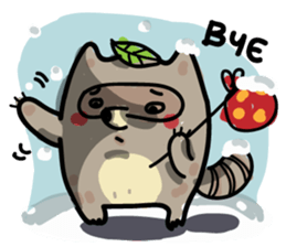 Haiiro Raccoon sticker #5134513