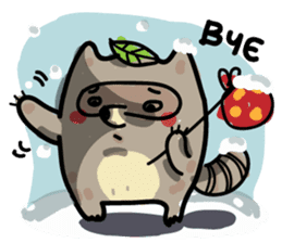 Haiiro Raccoon sticker #5134513