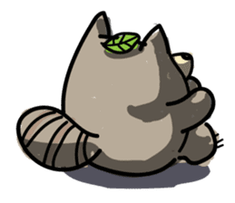 Haiiro Raccoon sticker #5134514