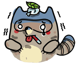 Haiiro Raccoon sticker #5134515