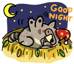 Haiiro Raccoon sticker #5134517