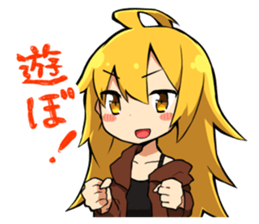 LazyGirls sticker #5134998