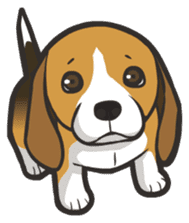 Hi! Beagle sticker #5135438