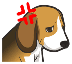 Hi! Beagle sticker #5135441