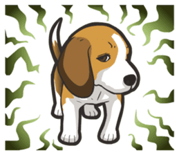 Hi! Beagle sticker #5135464