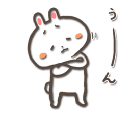 white bunny-rabbit sticker #5135685
